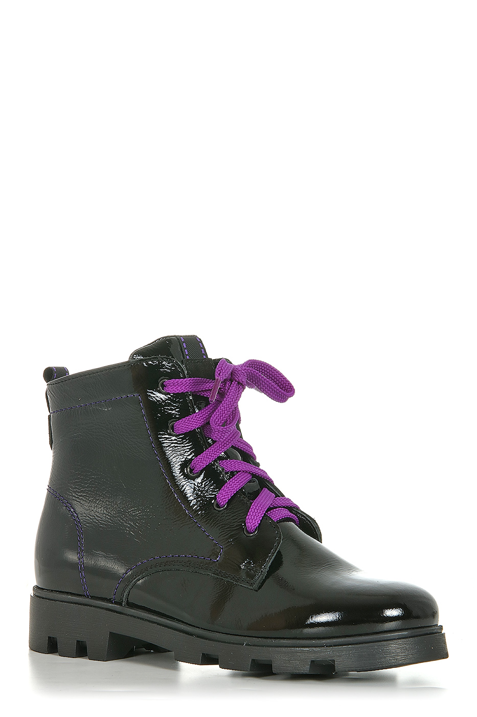 Ботинки ЛЕЛЬ м4-1176/BLACK/VIOLET